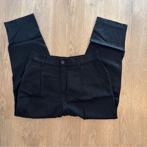 NWT Loft Lyocell Black Straight Leg Pants